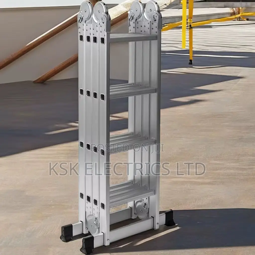 Multi-Purpose 3-Step Aluminium Folding Ladder Home Use