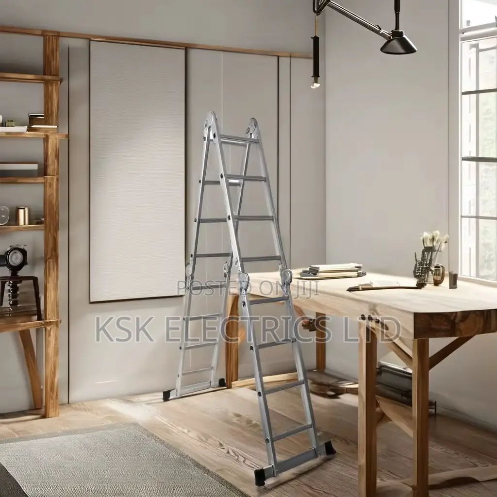 Multi-Purpose 3-Step Aluminium Folding Ladder Home Use