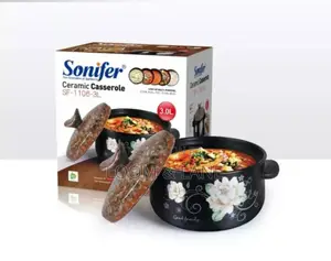 Sonifer Ceramic Casserole, Model Sf-1106-3l