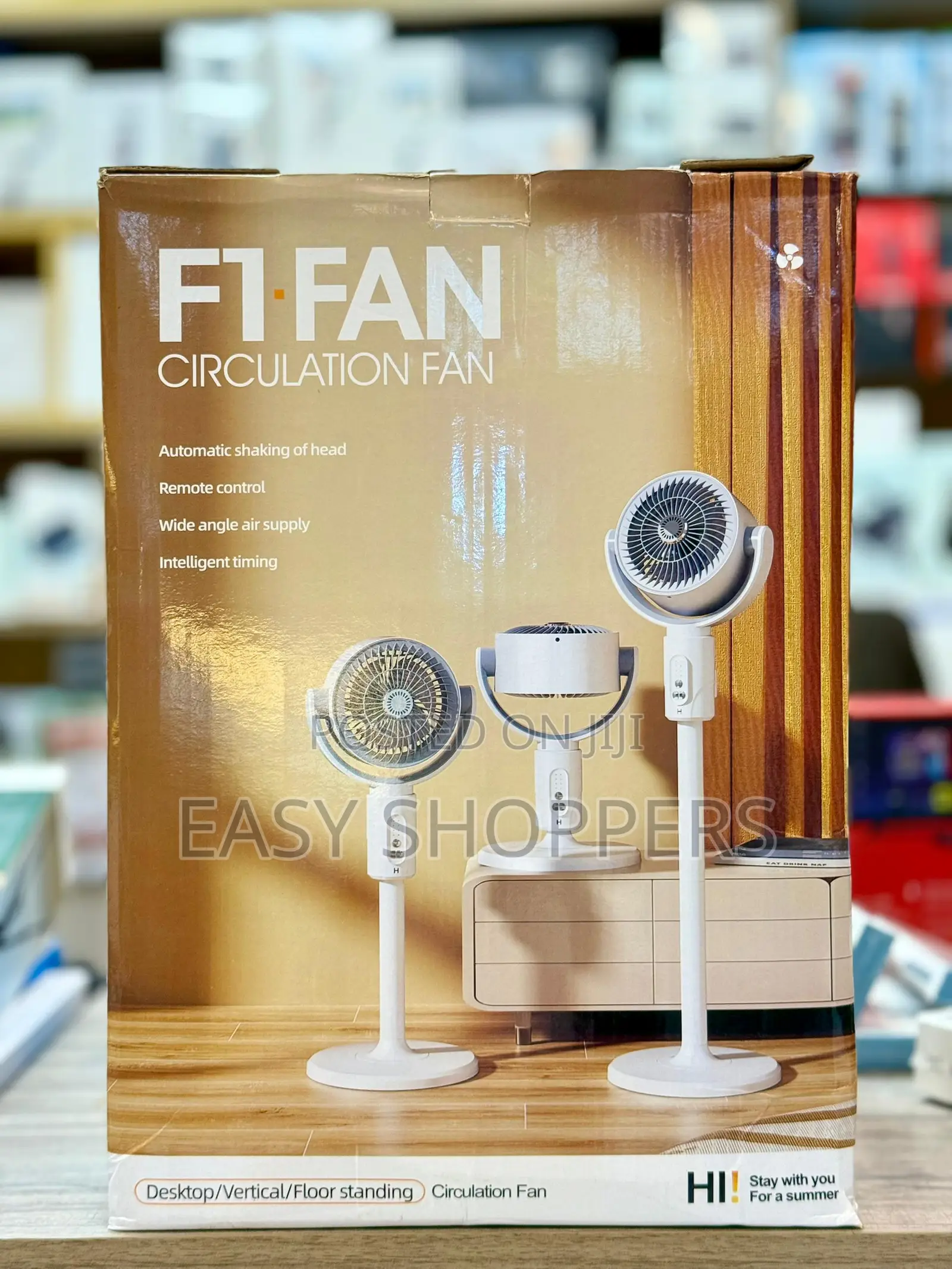 F1 Fan Air Circulation Fan, Portable