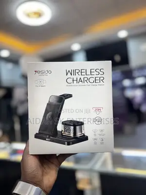Ds22 5-in-1 15w Fast Charging Double Wireless Charger