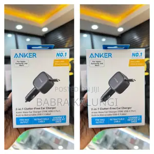 Anker 2 in 1 Clutter Free Car Charger