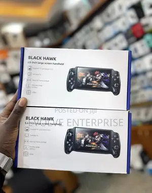 Black Hawk 5.5 Inch Large Screen Handheld Game Player