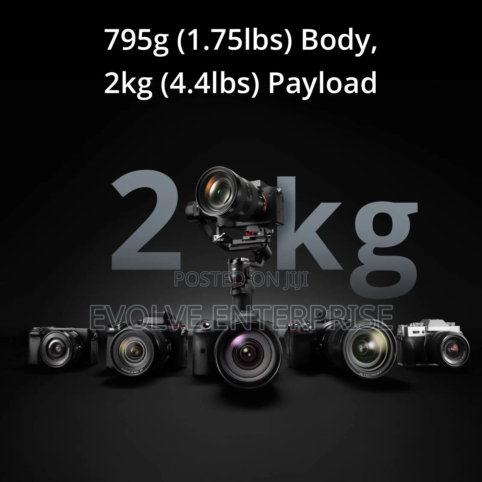 Dji Rs 3 Mini, 3-Axis Gimbal Stabilizer for Cameras