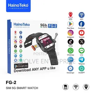Hainoteko Fg-2 5g Android Smart Watch With 5g Sim Support