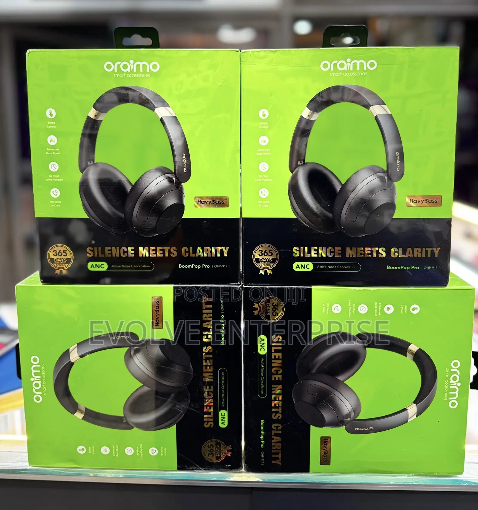 Oraimo Boompop Pro Anc Over-Ear Headphones