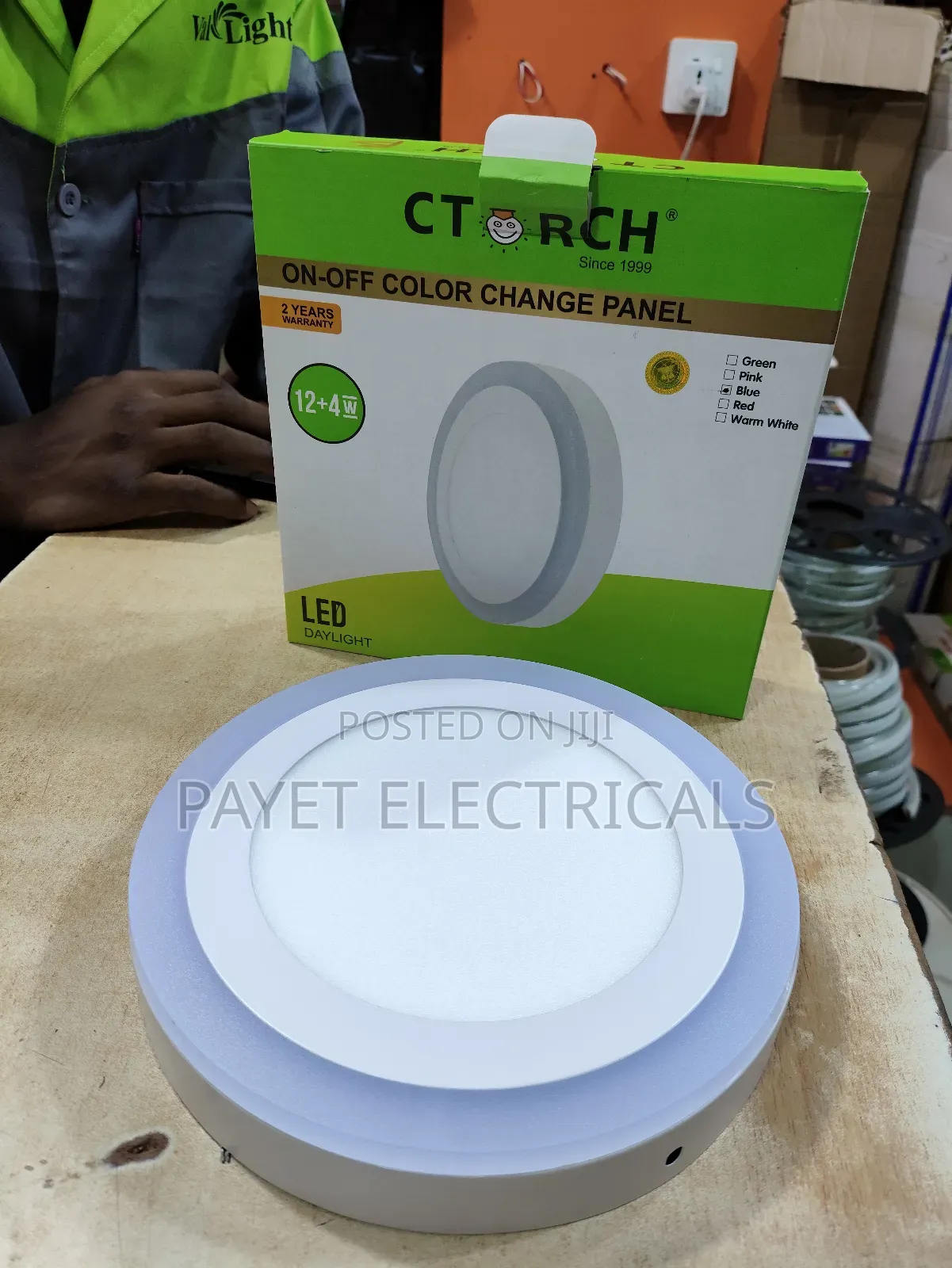 2 Colour Changing Led Panel Light 12+4