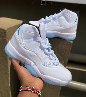 New Air Jordan 11 Retro Gs White/Legend Blue Sneakers