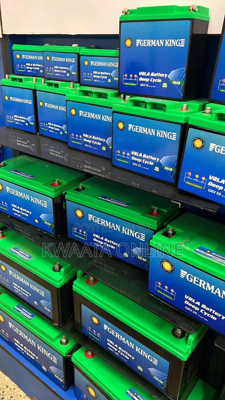 200ah German King Solar Power Battery