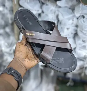 Men’S Classic Brown Strap Pasada Cross Sandals
