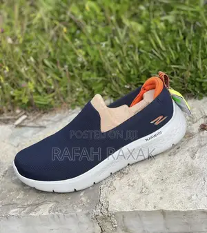 Original Blue/White Skechers Go Walk Flex Walking Sneakers