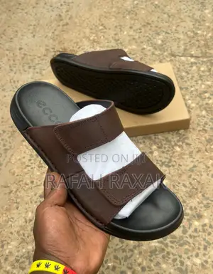 Original Men’S Brown Ecco Double Strap Sandals