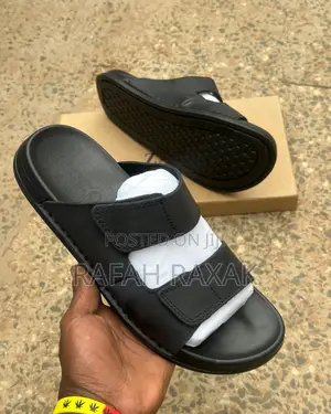 Original Triple Black Double Strap Ecco Leather Sandals