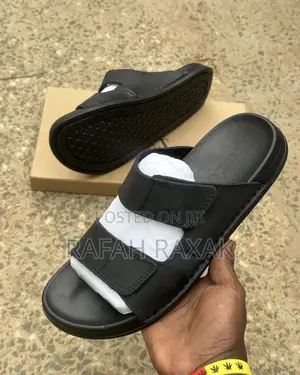 Original Triple Black Double Strap Ecco Leather Sandals
