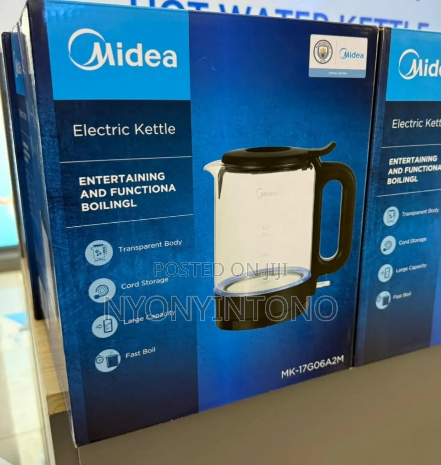 Midea Top-Quality Glass Water Kettle With 2years Warranty
