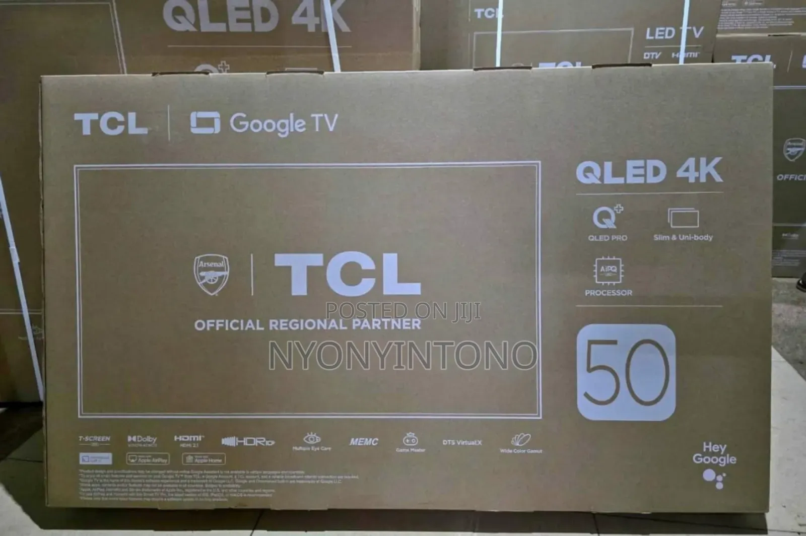 TCL 50" Smart Android Uhd Tv