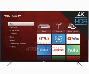TCL 65" Android Flameless Smart Tv Uhd,Bluetooth