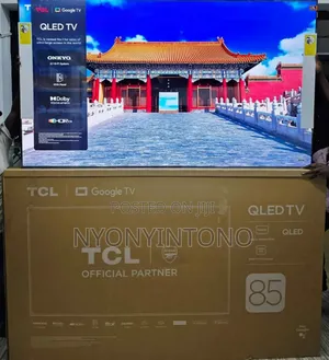 TCL 85" Uhd Flameless Tv With Bluetooth