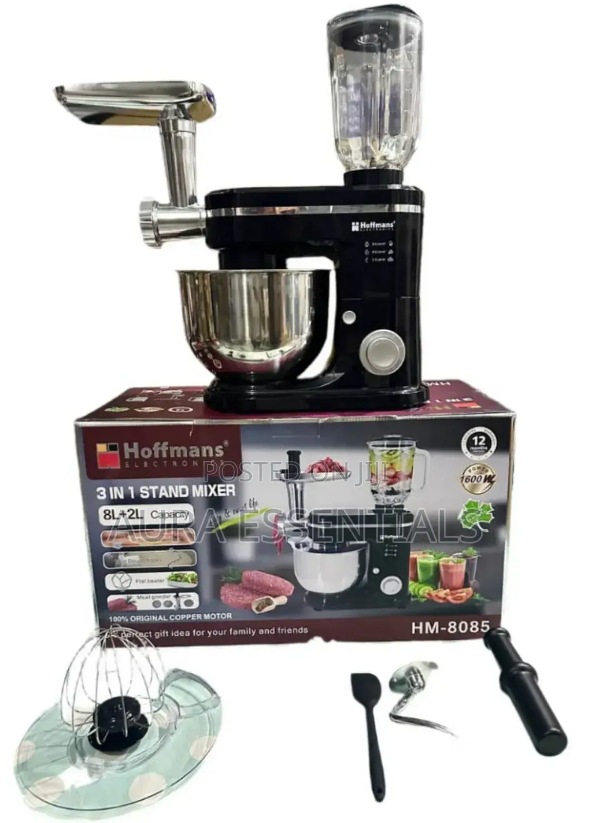 Hoffmans 3 in 1 Stand Mixer, Model Hm-8085.