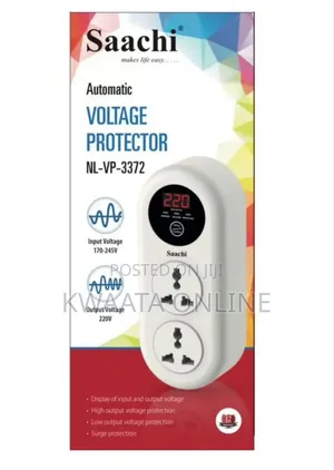 Saachi 15 Amps Voltage/Power Guard With 2-plugs | Nl-vp 3372