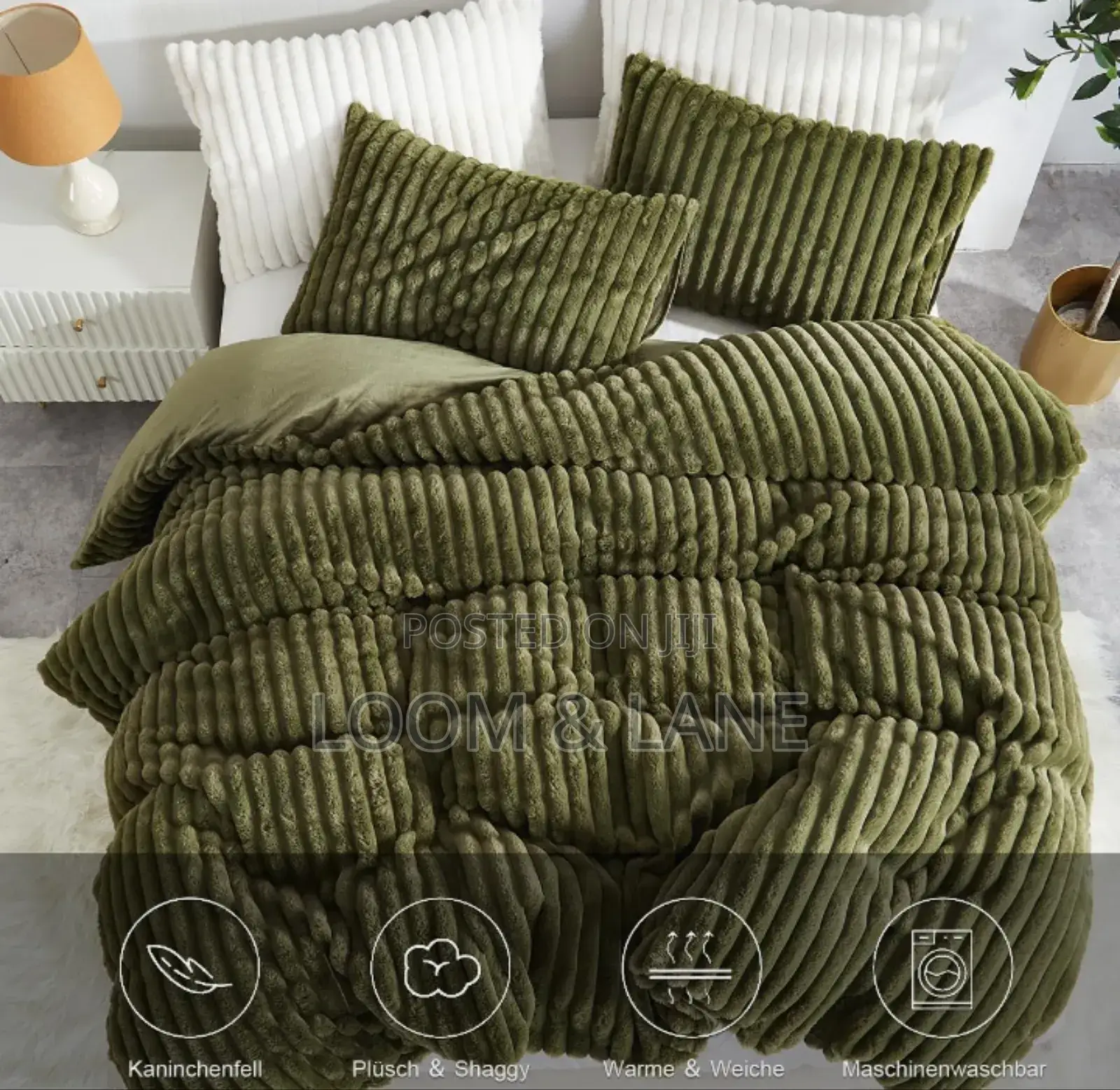 6×6 Coral Duvet 4 PCS Set