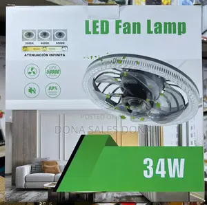 Led Fan Lamp 34w