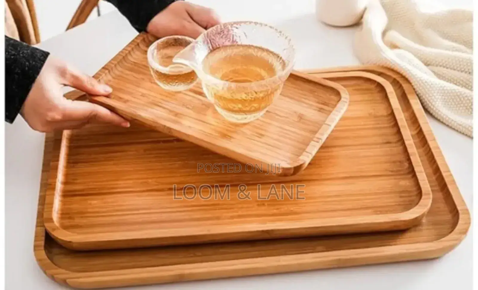 Nest of 3 Serving Trays
