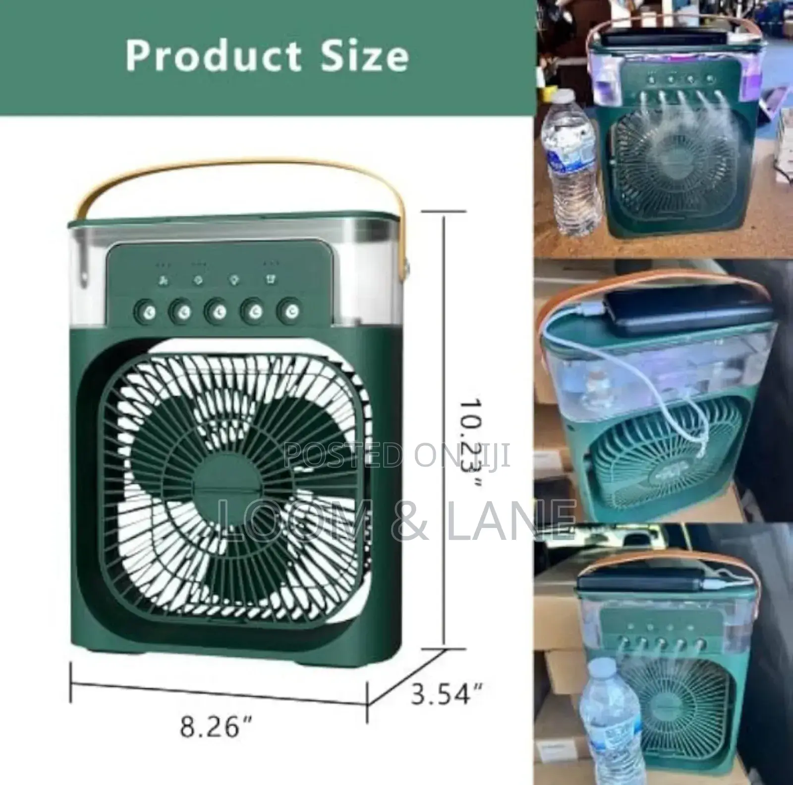 2 in 1 Air Cooler Fan With Powerful Humidifier