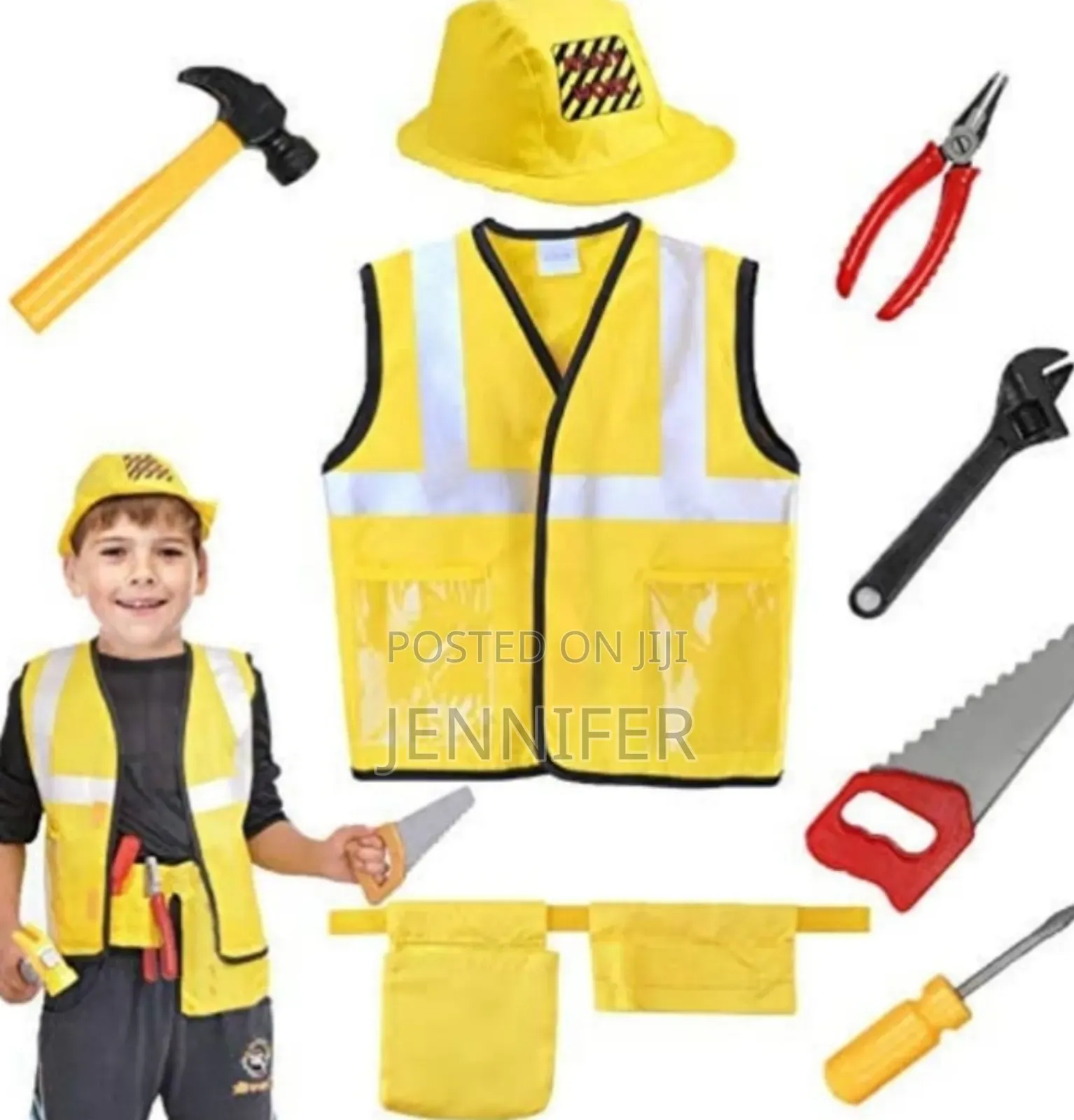 Kids Engineer Role Play Costume Set