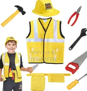 Kids Engineer Role Play Costume Set