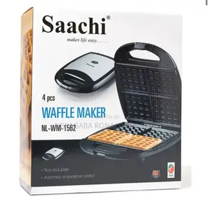 Saachi 4 in 1 Waffle Maker - Black