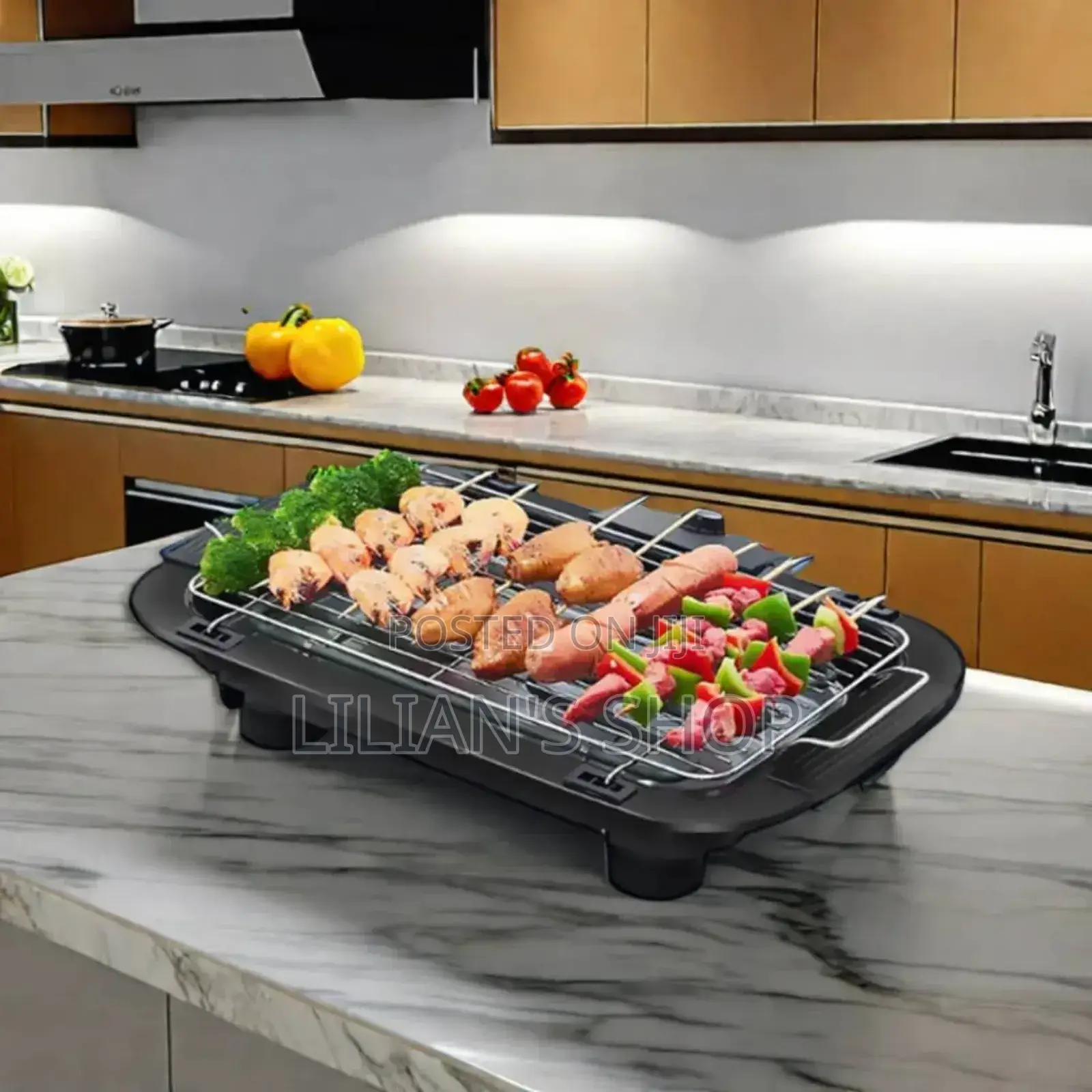 Detachable Non Sticky Electric Barbecue Grill