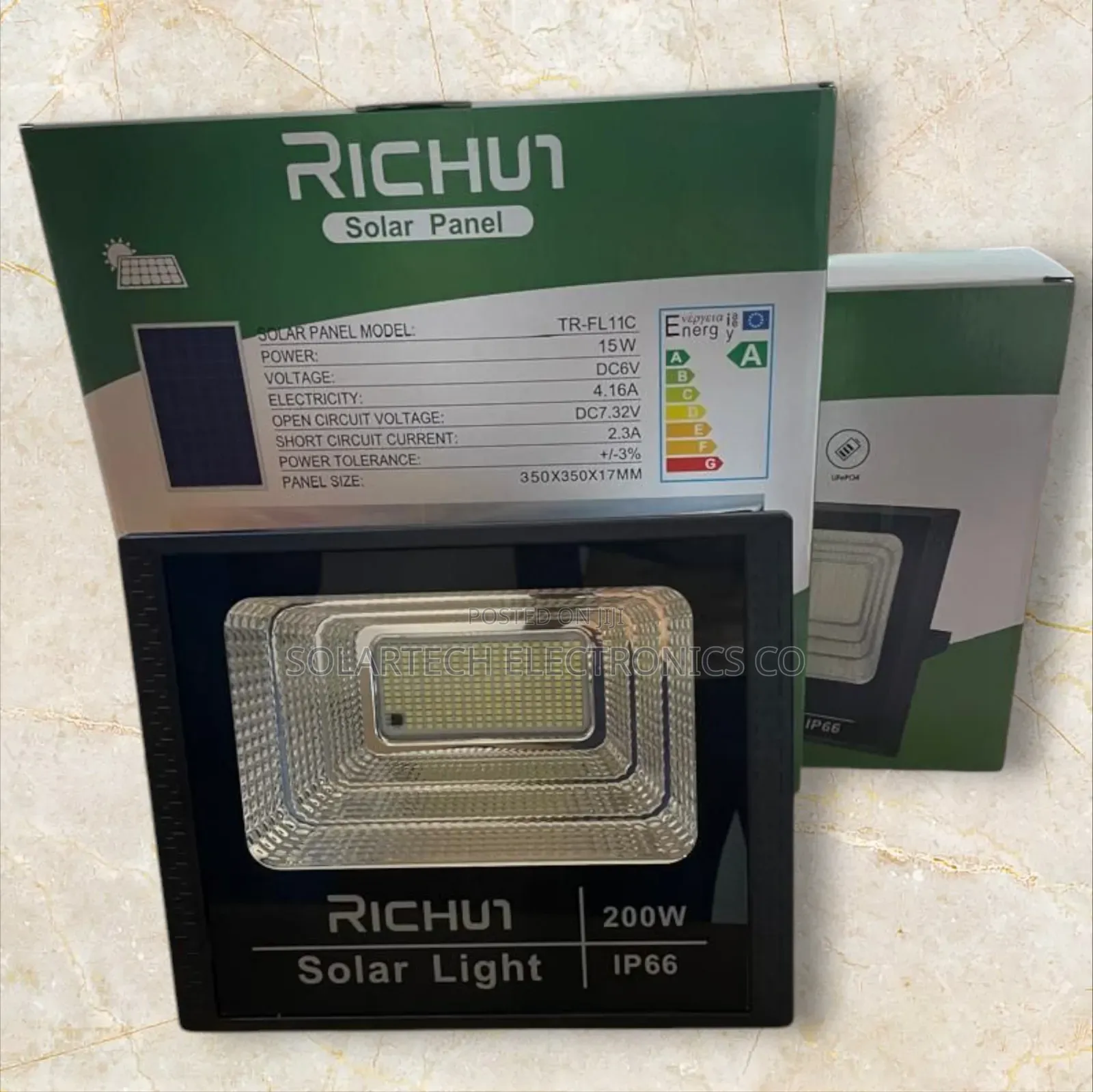 200w Durable Richur Led Solar Flood Lights Hemk