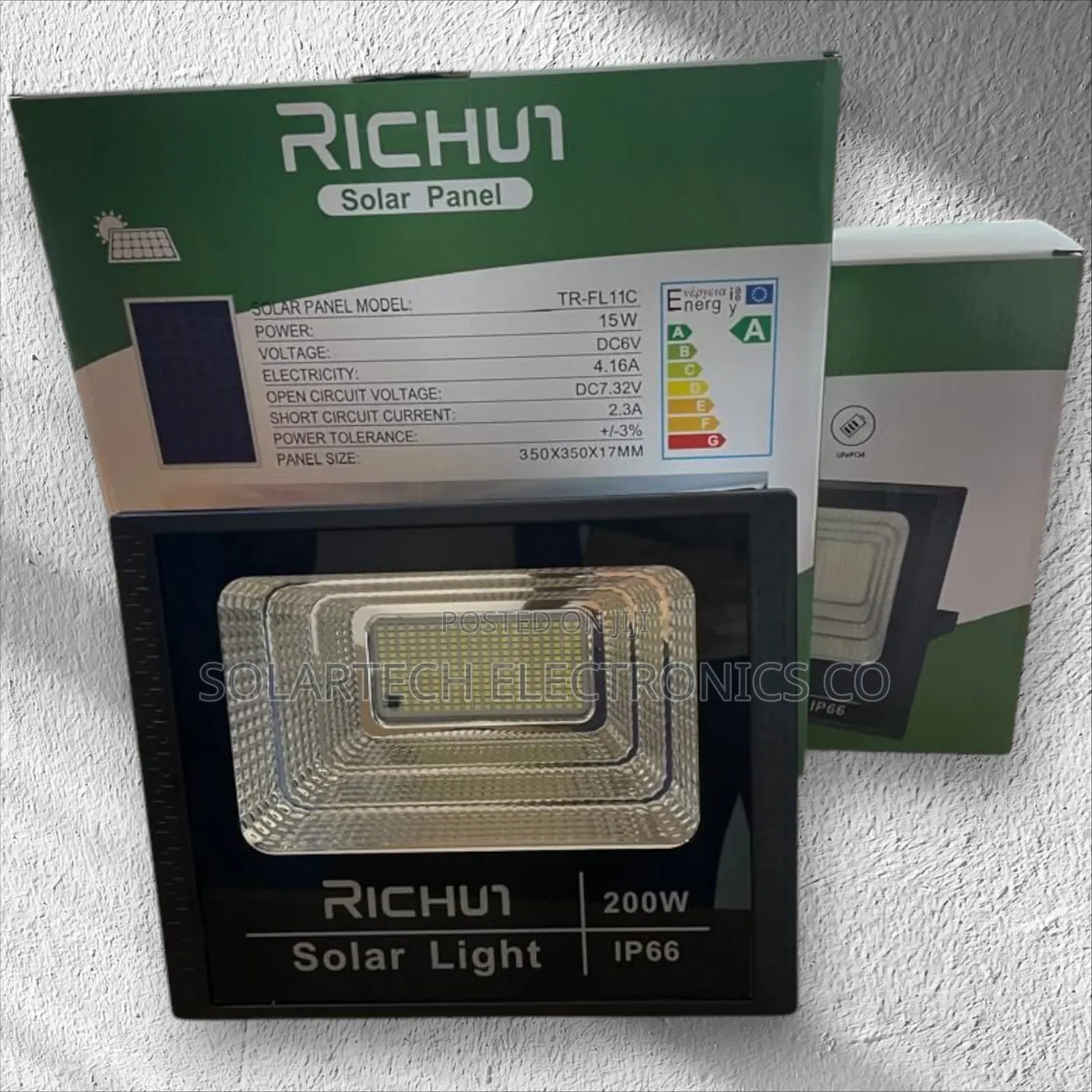 200w Original Richur Led Solar Flood Lights Ckum