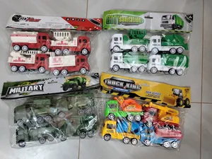 Fire, Construction, Military and Garbage Truck Sets