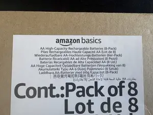 Amazon Basics Rechargeable Batteries (Pair) Aa Aaa
