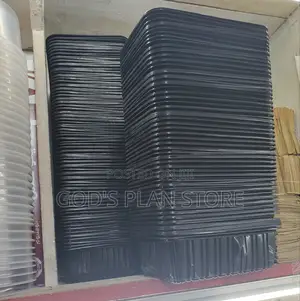Disposable Plates Black Carton 250pcs