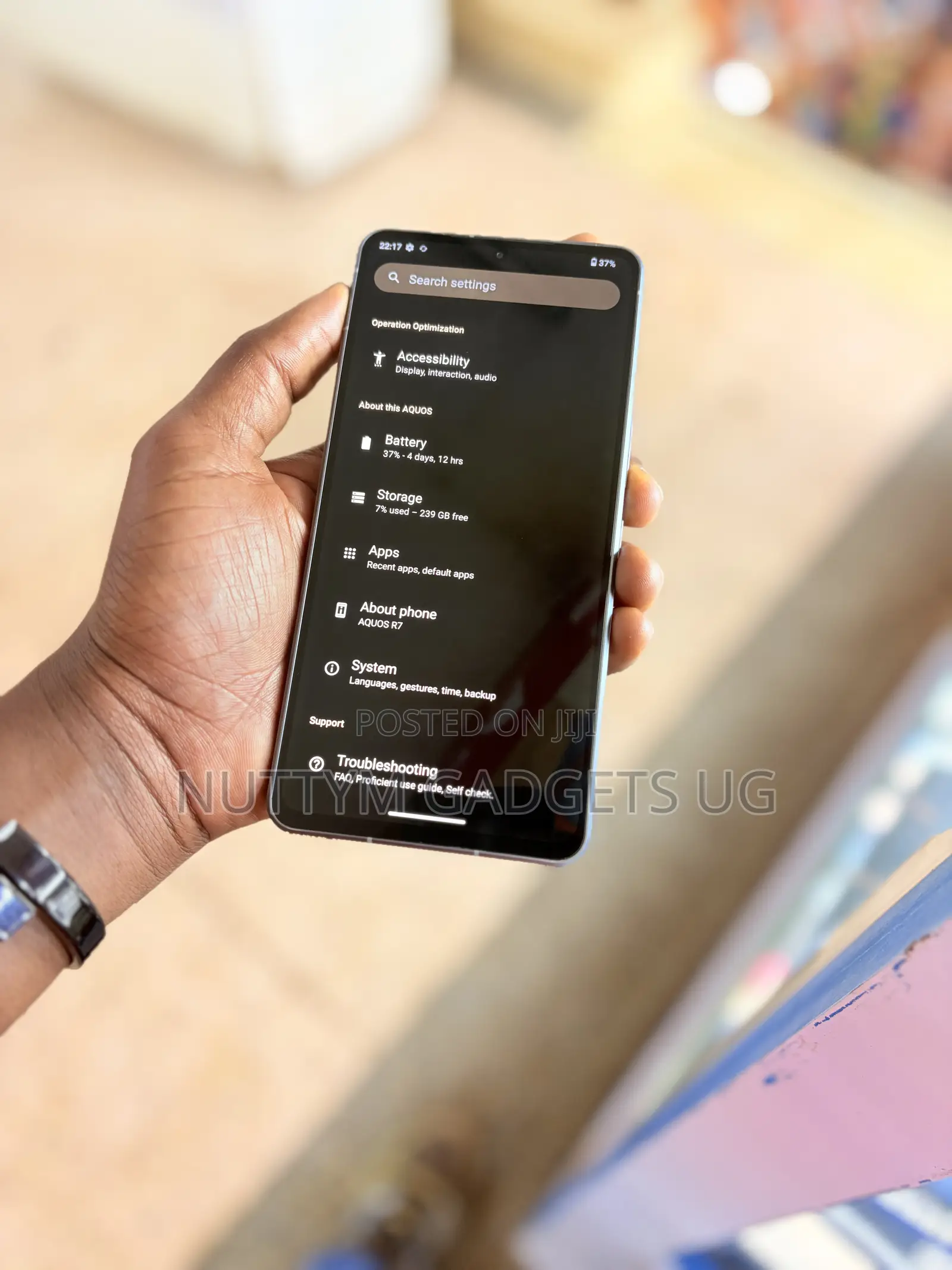 Sharp Aquos R7 256 GB Silver