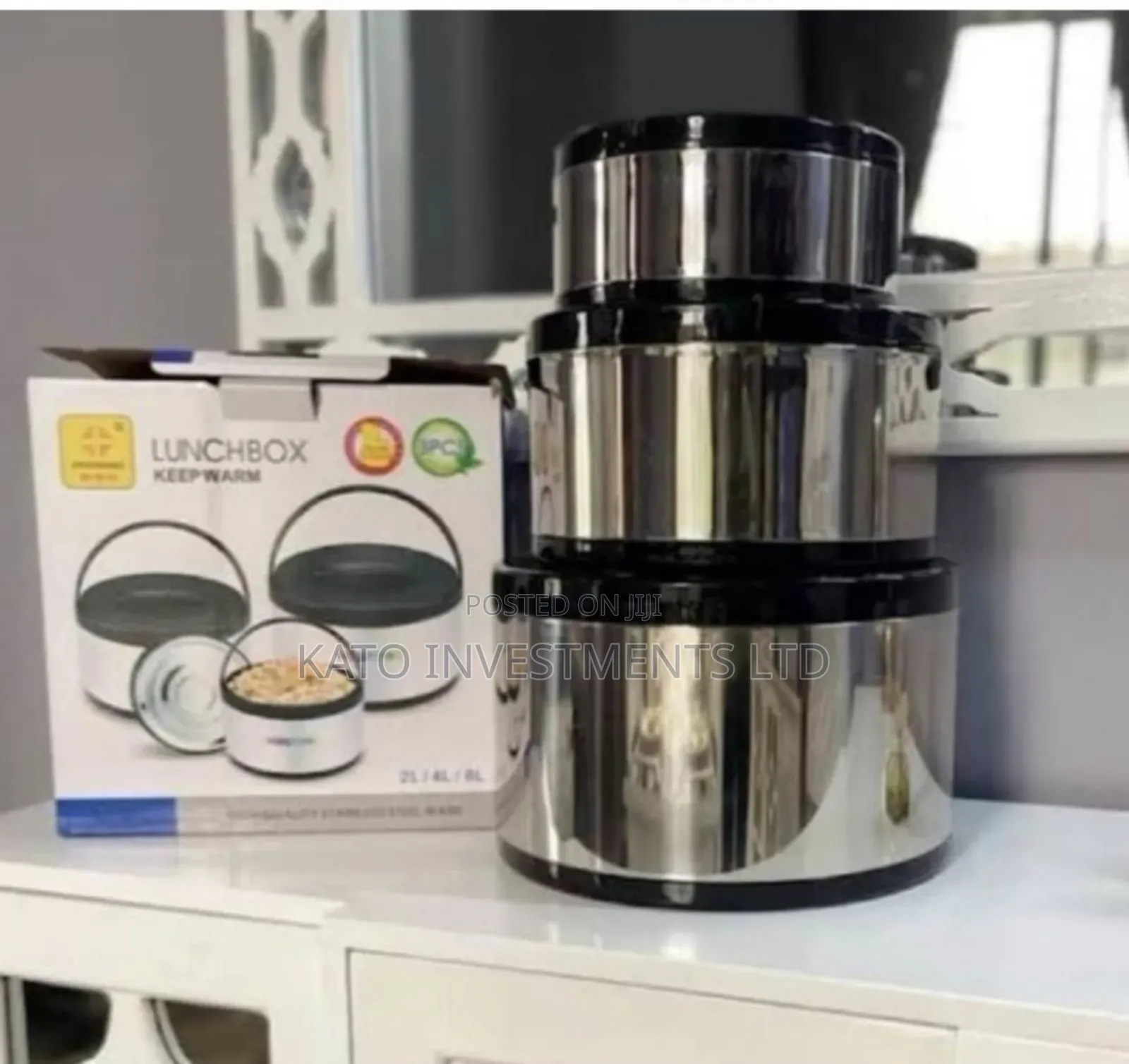 3 Pcs Lunch Box 2.5/5l/8l