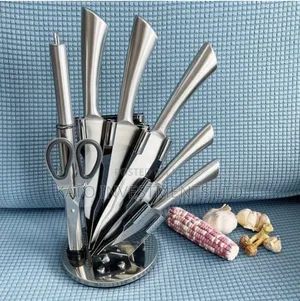 8 Pieces Kitchen Knife Set Purple
