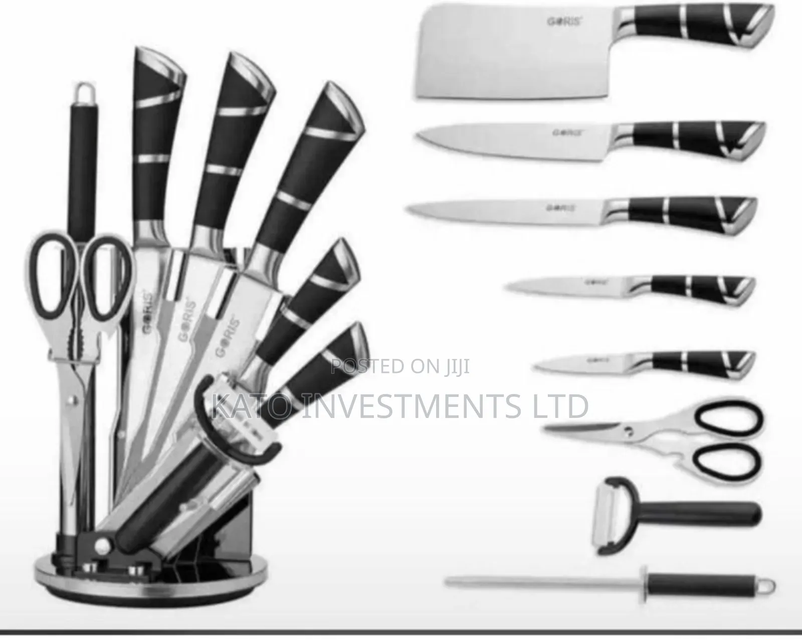 8 Pieces Kitchen Knife Set Purple