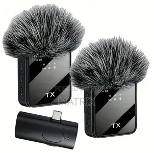 3 in 1 Wireless Microphone, Noise Cancellation Wireless Mic