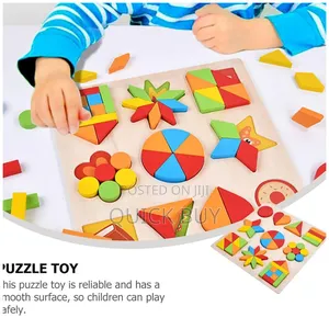 Educational Colourful Square Tangram Game Puzzle
