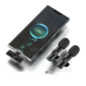 Dual Wireless Lavalier Microphone Plug and Play