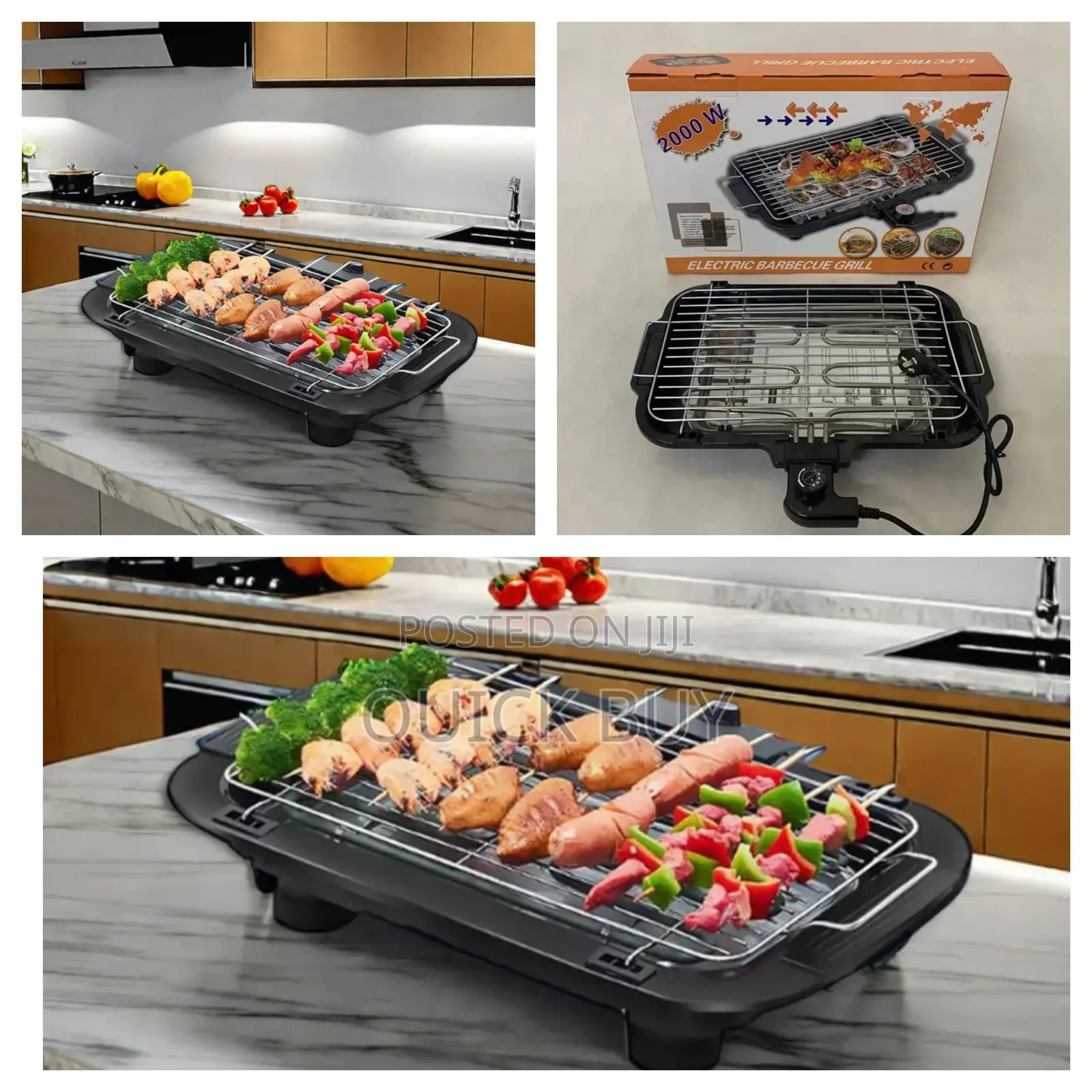 Detachable Non Sticky Electric Barbecue Grill