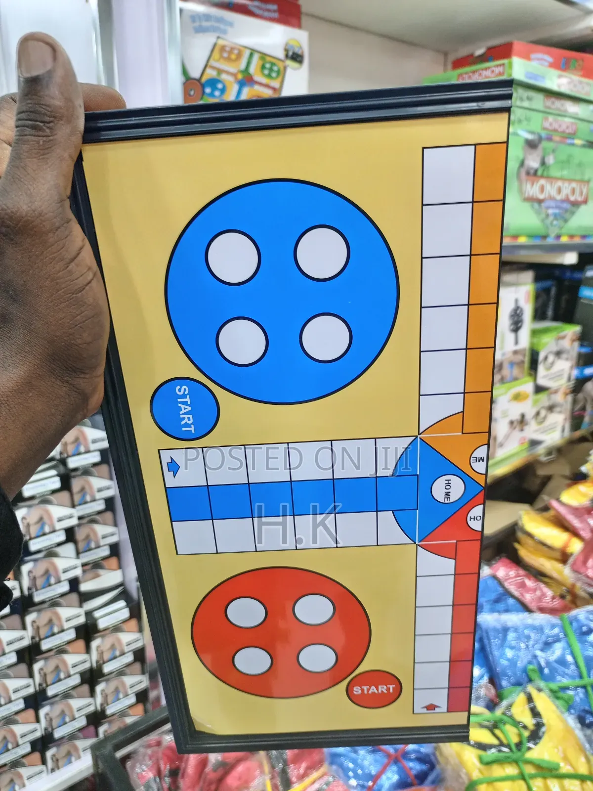 Foldable Ludo Board Game.