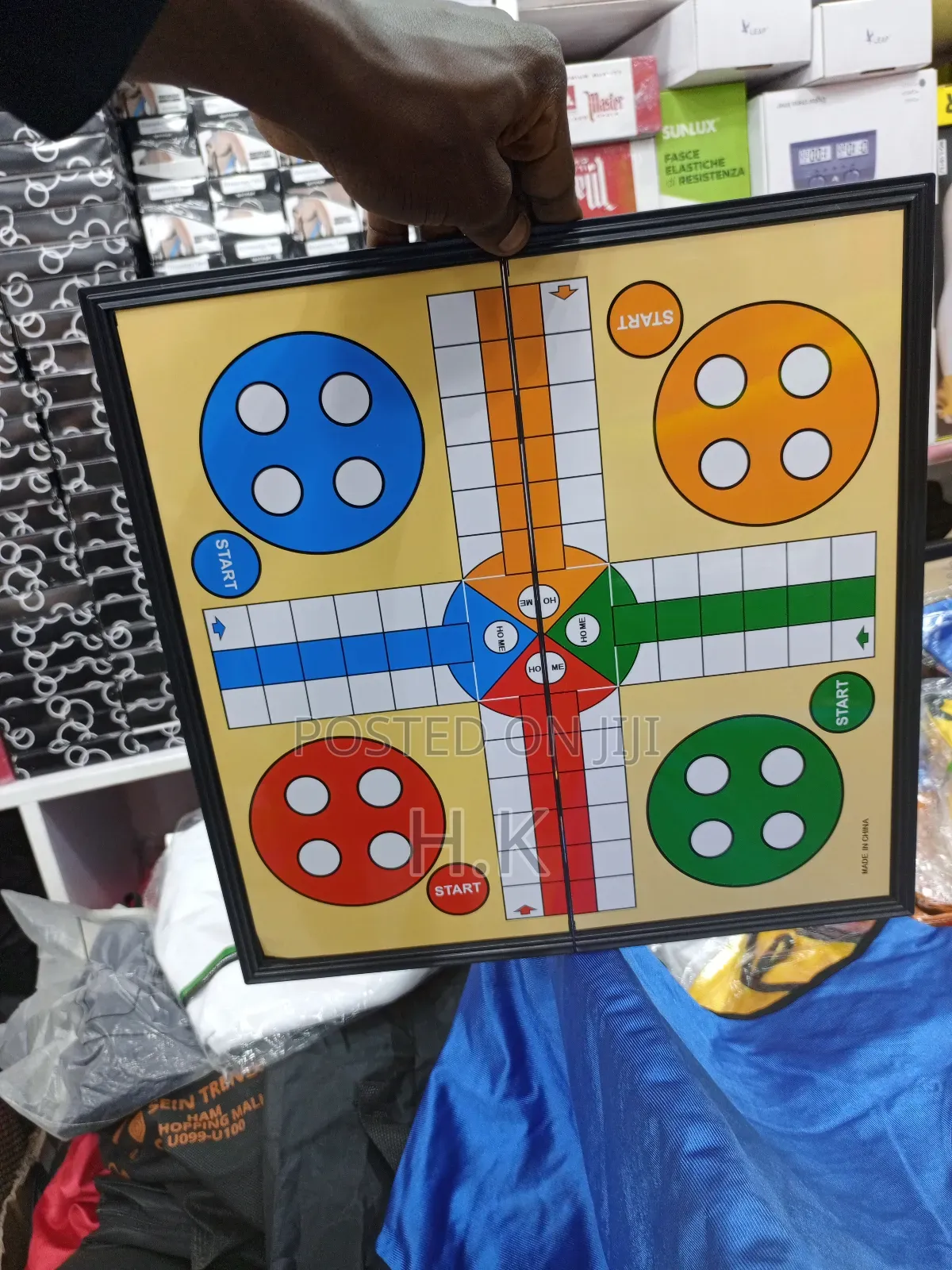 Foldable Ludo Board Game.