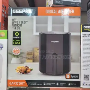 Digital Air Fryer Geepas, Electric Digital Air Fryer 4l Geepas
