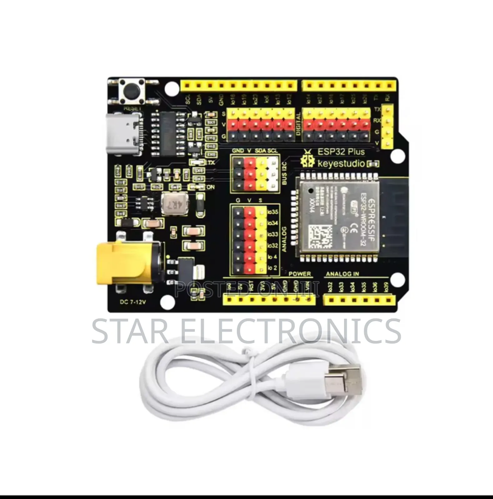 Esp32-wroom Plus Development Board, Type C, Usb Wifi + Bt