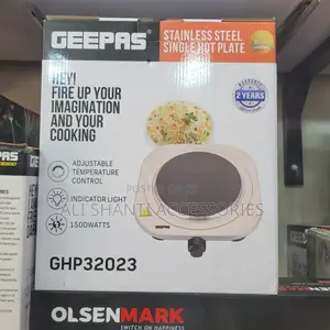 Geepas Stainless Single Hot Plate